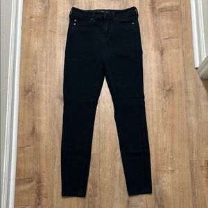 LIVERPOOL | High Rise Ankle Black Jeans